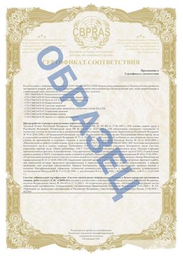 Образец Приложение к СТО 01.064.00220722.2-2020 Абакан Сертификат СТО 01.064.00220722.2-2020 
